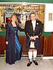Ray & myself stood in front of the bar (where else?). Ray in his  Pride of Wales  kilt and full set up.