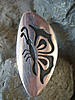 huge gorgeous vintage Riley Polequaptewa Hopi butterfly ring 2